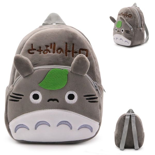 

New arrival 100% 21*23.5CM Cotton Pikachu My Neighbor Totoro Mini School Bag Plush Backpacks For Baby Gifts ZQW-A