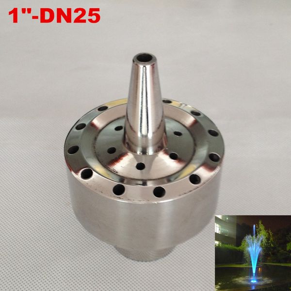 

1" dn25 stainless steel column fountain nozzle sprinkler head garden pond new