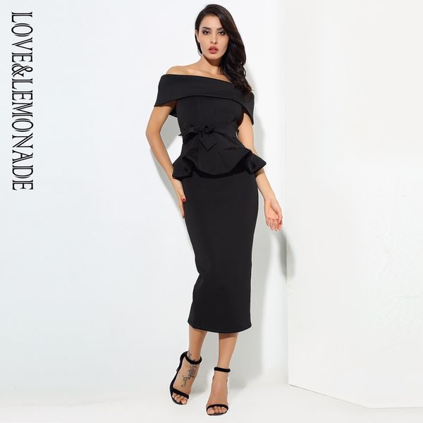 

love&lemonade black word collar two-pieces belt sets lm0565, White;black
