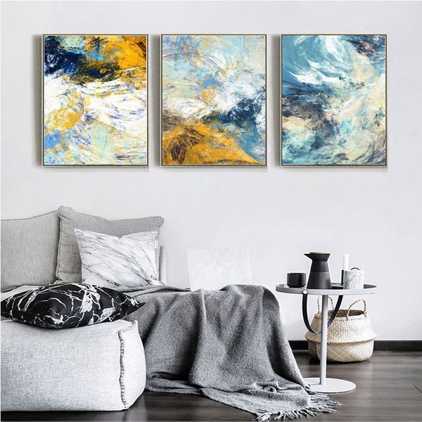2020 2018 Abstract Canvas Wall Paintings For Living Room Kitchen Abstract Canvas Wall Paintings