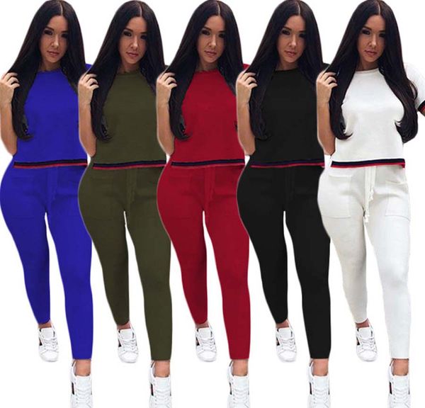 

Woman Solid Color Casual Sportswear Sweatshirt + Pants Two-piece Set Women Jogging Sport Suit for Ladies Tracksuit Sweatsuit