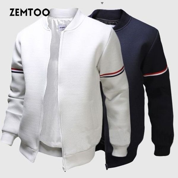 

men coat bomber spring autumn men's jackets solid fashion coats male casual slim stand collar bomber jacket men overcoat new, Black;brown
