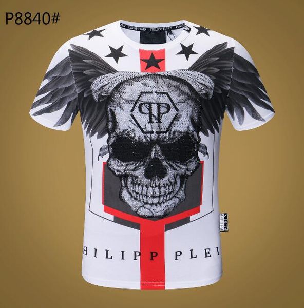 

Черный О-образным вырезом tee 2018 новая мода грудь вышивка Волк мужчины футболка с к