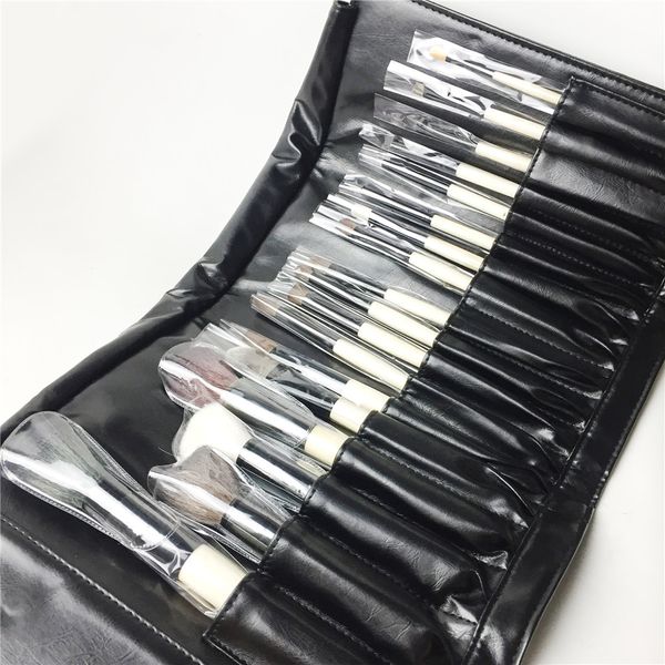 BB-SERIES 18-Brushes Komple Fırça seti - Kaliteli Ahşap Saplı Fırça seti - Güzellik Makyaj Fırçaları Blender Aracı