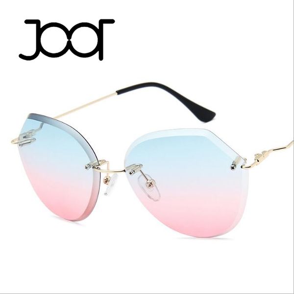 

popular sunglasses luxury women brand designer ac lens metal frame summer uv protection mixed color come with box, White;black