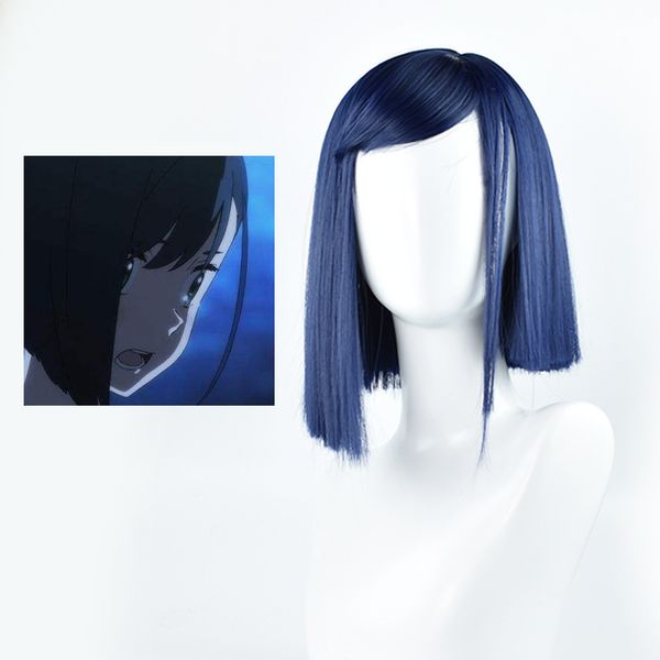 

аниме darling в franxx ichigo короткий боб косплей party game жаропрочных парик из синтетических волос, Black