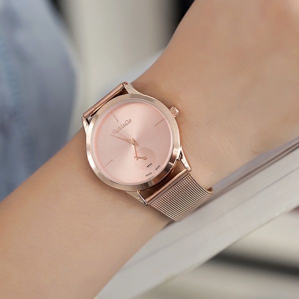 

ladies watches new fashion leather watches women casual dress quartz wristwatch analog luxury clock, Slivery;brown