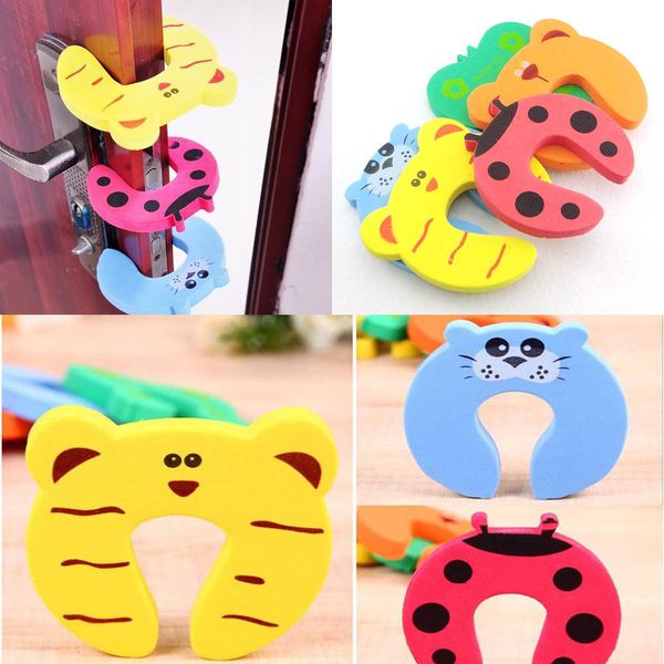 2019 Kids Baby Toddler Door Stopper Safety Animal Cartoon Finger