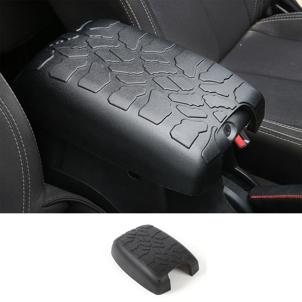 

car styling tire tread armrest rubber soft mat armrest cushions interior accessories fit for jeep wrangler 2007-2016