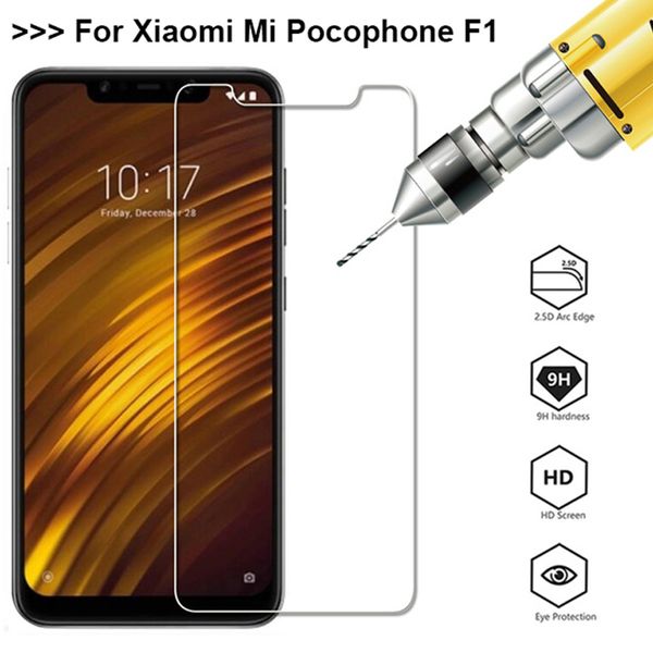 Pellicola Vetro Temperato per XIAOMI POCOPHONE F1 Protezione Schermo HD