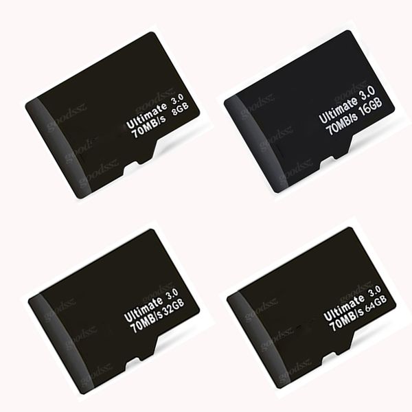 

new 8gb 16gb 32gb 64gb 128gb memory tf card class 10 genuine real capacity ultimate 3.0 70mb/s pass h2test