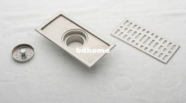 

20cm stainless steel nickel bathroom kitchen shower square floor waste grate sanitary floor drain dl04