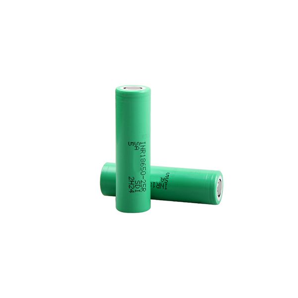 Bateria de dreno alta para cigarro elétrico INR18650-25R 2500 mah li-ion bateria 20A descarga contínua para Samsung marca