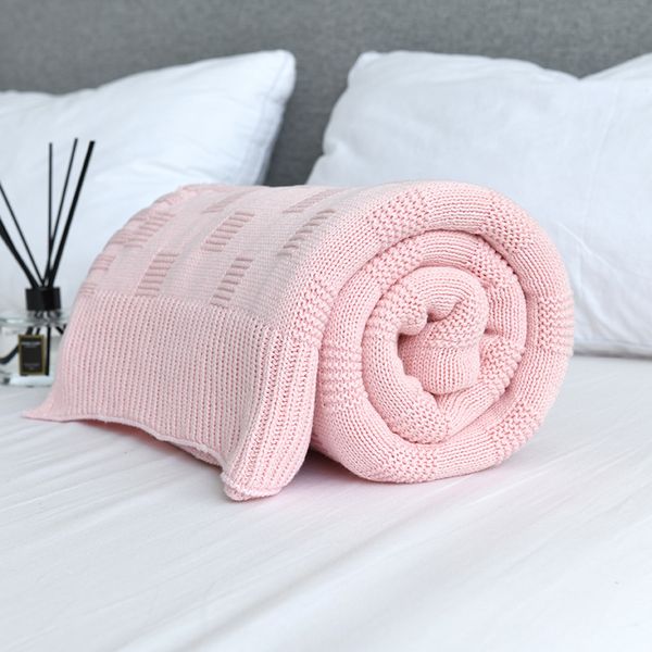 

terry 100% cotton throw blanket japan style solid color pliad blankets white pink summer towel knitting blankets on the bed