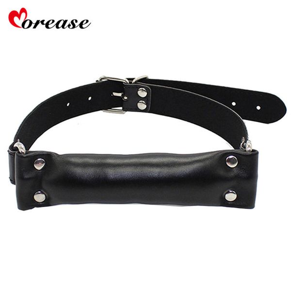 

morease women product harness oral open plug bite flirt leather toys juguetes y18102405 gag fetish bondage erotic for slave mouth b gvjw