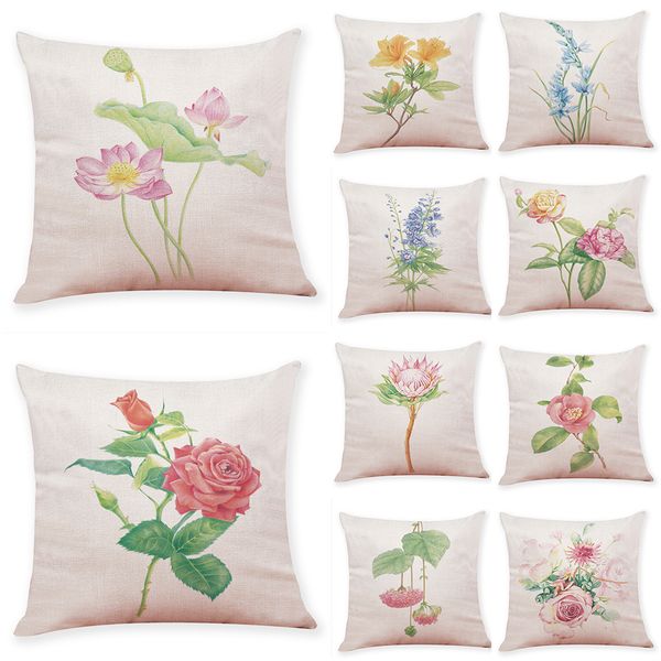 Home, Furniture & DIY 18 Simple Flower Couch cushions Pillowcase Shapes Rad