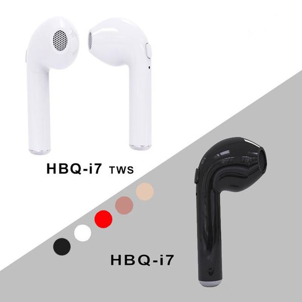 

eub 2018 hbq i7 tws twins mini bluetooth earbud wireless invisible headphone headset with mic csr4.1 stereo blurtooth earphone