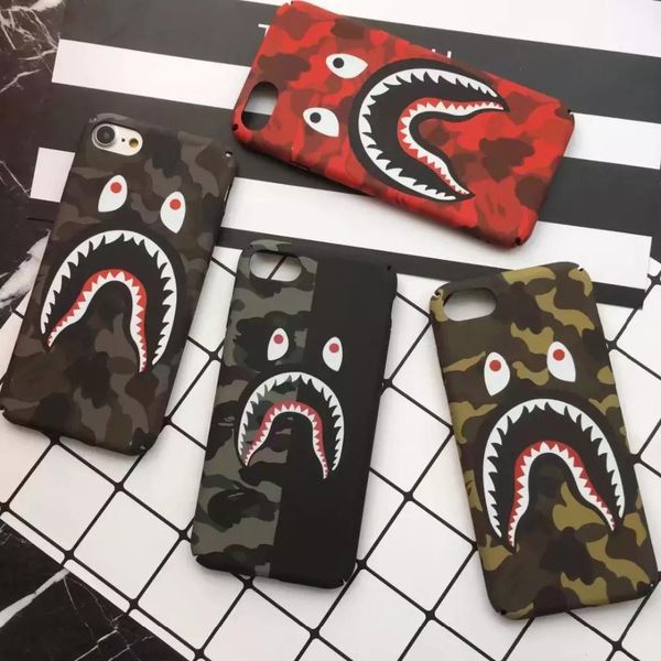 

Fashion Shark Case For Iphone 6 7 Shark Cartoon case TPU Phone Case Cover For Iphone 8 X