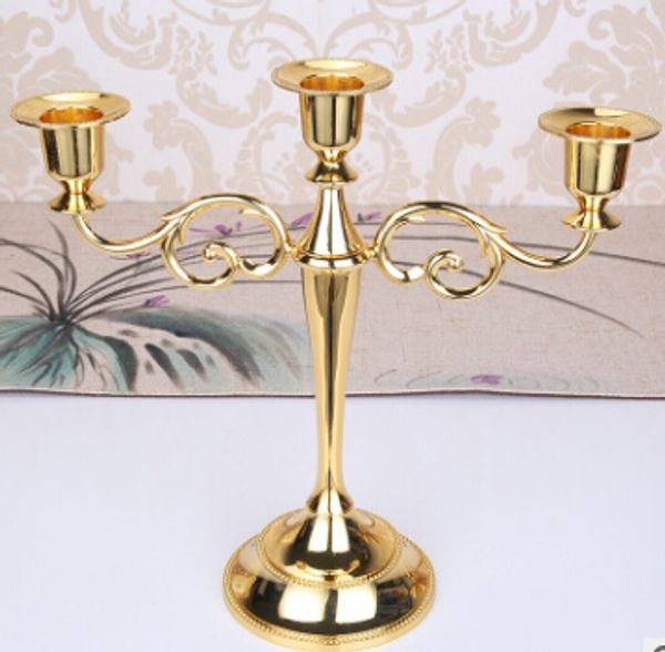 

metal plated candle holders silver gold black 3 arms 5 arms zinc alloy pillar for wedding candelabra candlestick holder