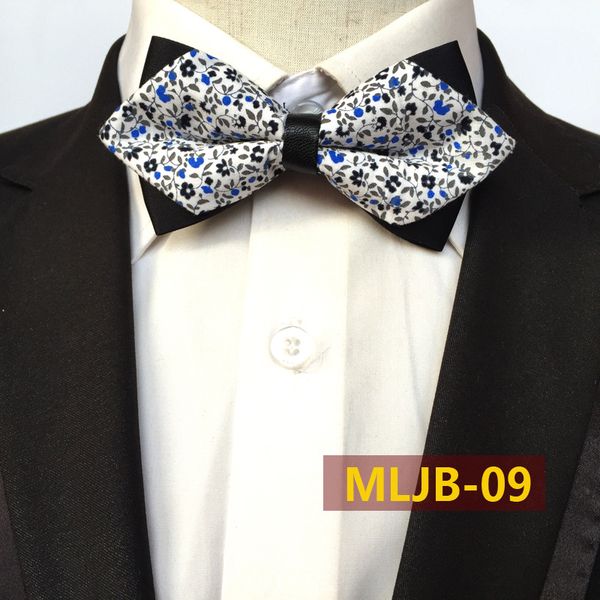 

мужской цветочный узор боути хлопок жаккард острый угол галстуки-бабочки жених свадебные костюмы галстуки, Black;gray