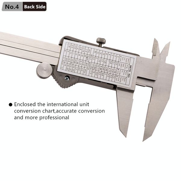 Digital Caliper Conversion Chart