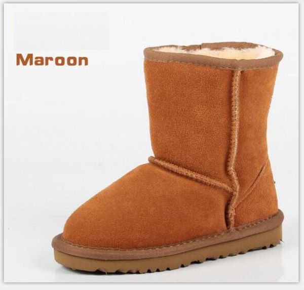 

Новые Детская обувь девушки сапоги зима теплая лодыжки малыша мальчиков сапоги обувь дети снег Австралия угги сапоги детская плюшевые теплая обувь