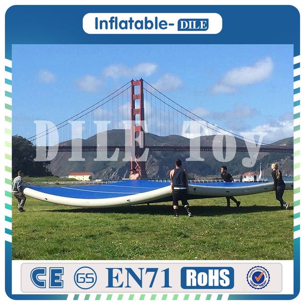 

door to door 9x2x0.2m inflatable gymnastics air track inflatable tumble air track inflatable tumbling mat