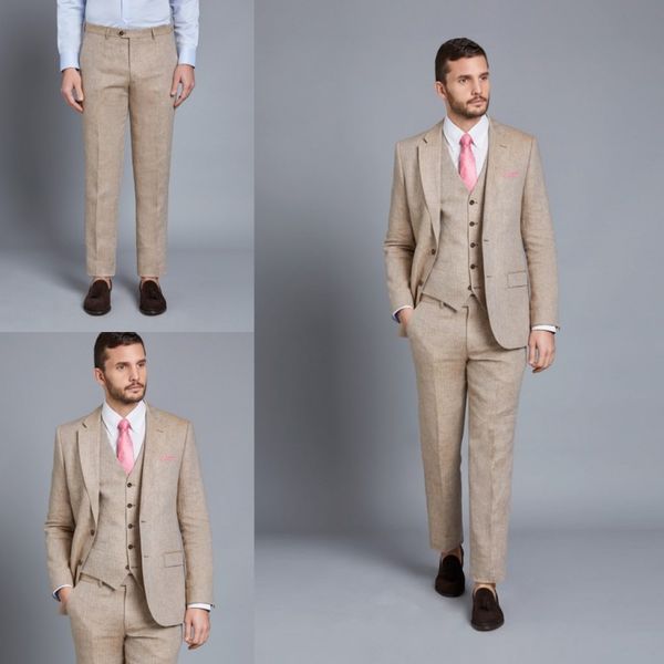 

2019 mens formal suits vintage three pieces slim fit groom tuxedos man suit for weddings business men suits, Black;gray