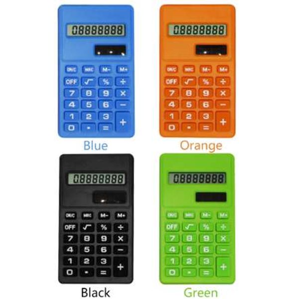 Centechia Cartoon Mini Calcolatrice 8 cifre Display Doppia alimentazione Cute Candy Calculadora Solar Hesap Calculatrice Solaire