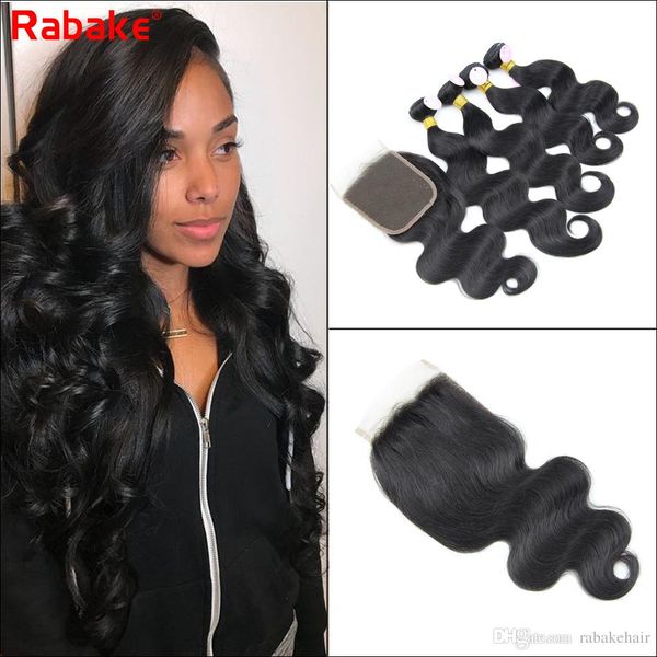 2019 Rabake Cheap Brazilian Body Wave Virgin Hair Bundles With