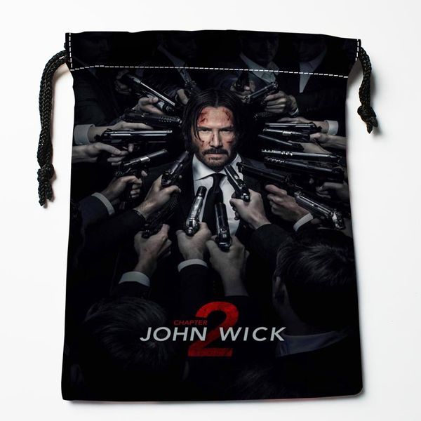 

new arrive john wick drawstring bags custom storage bags storage printed gift more size 27x35cm diy your picture