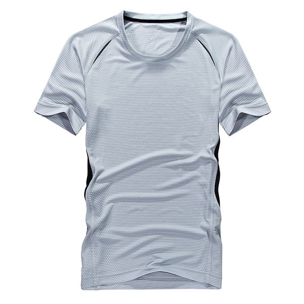 

Casual Fast Dry Men Large T Shirts Summer Compression Muscle T Shirt Bodybuilding Tee Breathable Active Shirt For Male O-Neck