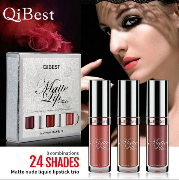 

блеск для губ 2018 creative new fashion 24 цвета выберите жидкую помаду с пакетом подарочной упаковки для макияжа для женщин новое поступлен