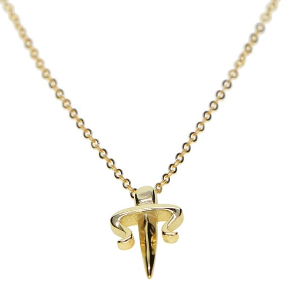 

100% 925 sterling silver simple sword pendant necklace plain no stone design unique design girl women jewelry