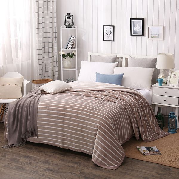 

380gsm thicken flannel fleece throw blanket soft plaid bedspread super warm blankets for beds winter home textile