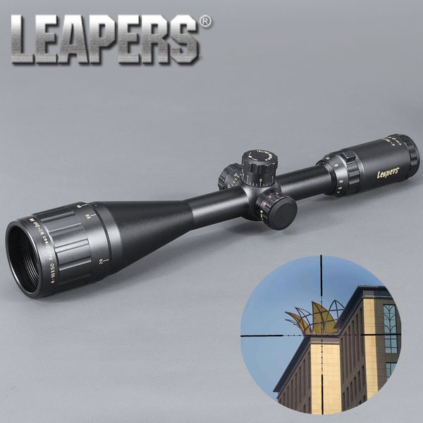 

LEAPERS 4-16X50 Riflescope Tactical Optical Rifle Scope Red Green Blue Dot Sight Illuminated Retical Sight For Hunting Scope