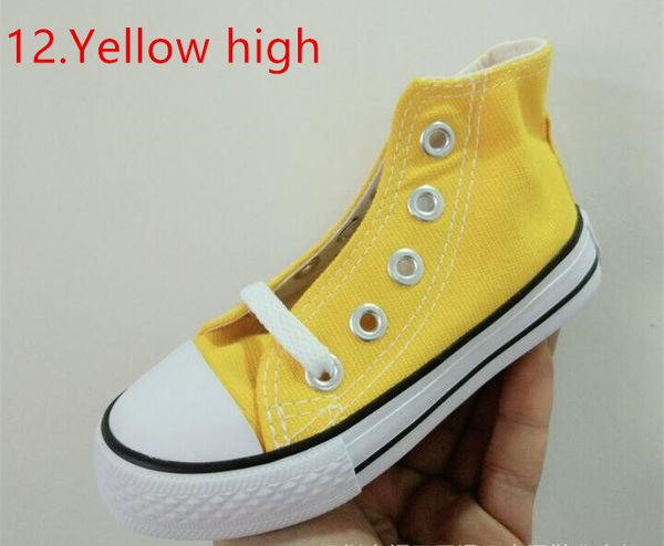 

new brand kids canvas shoes fashion high low shoes boys and girls baby sports canvas shoes and sports children shoe size 2434, Black;red