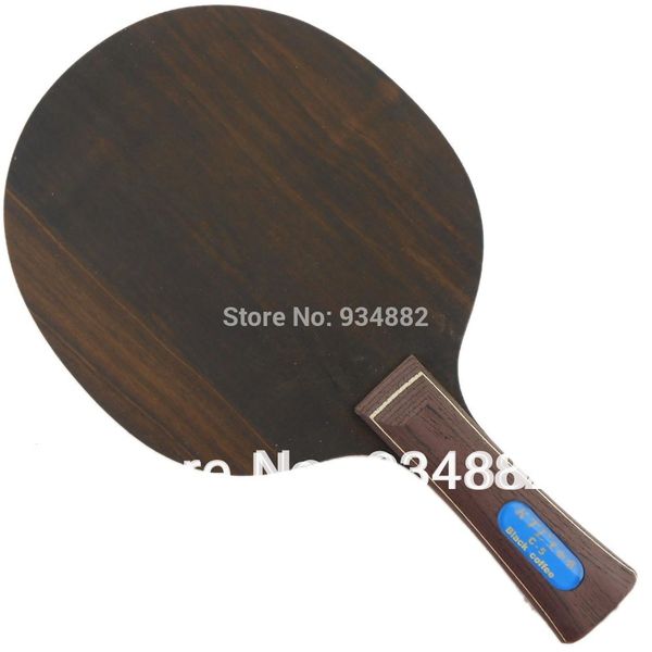 

ktl ebony 5 loop c-5 black coffee table tennis / pong blade, shakehand