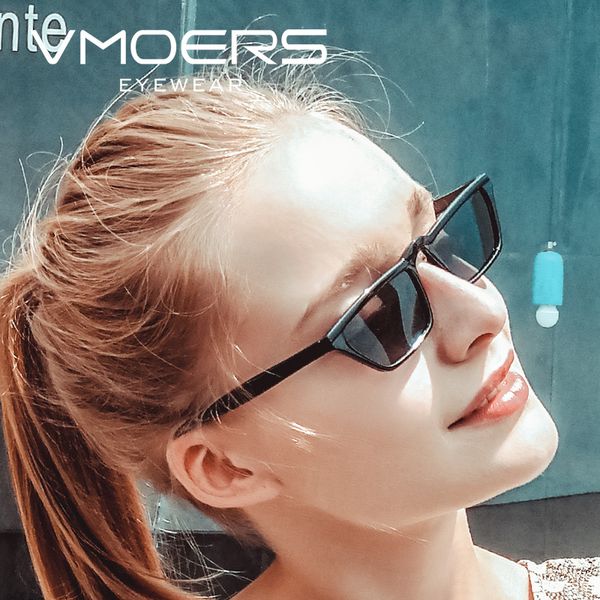 

vmoers retro small cat eye sunglasses women black plastic oculos shades female vintage cateye sun glasses for women 2018, White;black