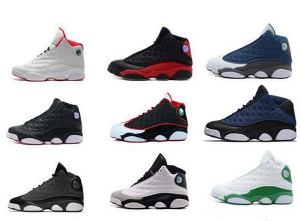 

Новые мужские 13 OG Black Cat Баскетбольные кроссовки 3M All Black 13s Спортивные кроссовки на