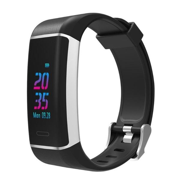 Posizione GPS Cardiofrequenzimetro Bracciale intelligente Fitness Tracker Smart Watch Schermo a colori impermeabile Smartwatch per iOS Android Phone Watch