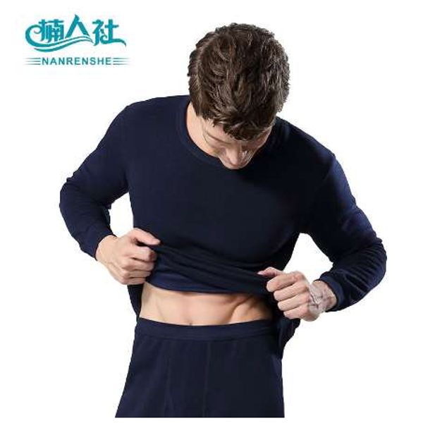 

winter mens warm thermal underwear mens long johns black thermal underwear sets thick plus velet long johns for man, Black;white