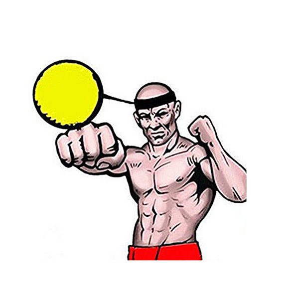 

new fight boxeo ball boxing equipment with head band for reflex speed training boxing punch muay thai exercise yellow/red