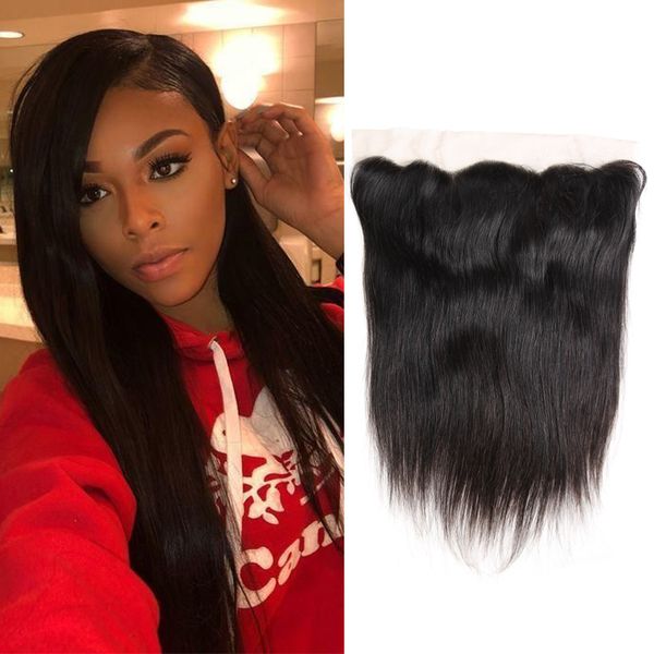 Unprocessed Brazilian Virgin Hair Straight 13x4 Lace Frontal Remy