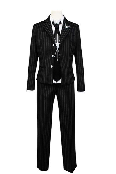 

danganronpa kuzuryuu fuyuhiko prinstripe black uniform full sets cosplay costume