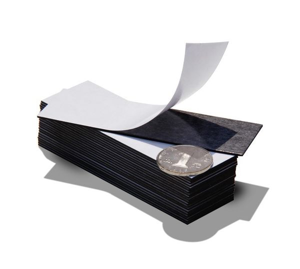 

diy magnets 100*30*1.0mm flexible magnet with adhesive;rubber magnetic sheeting for homemade fridge magnets,label name sticker