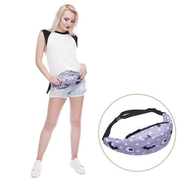 

1pcs waist pack for travelling women waist pack 3d colorful new