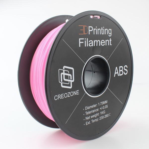 Freeshipping Pink ABS Filamento 3D Impressora Filamento 1.75 1 KG 3D Materiais de Impressão ABS Plástico para Impressora 3D