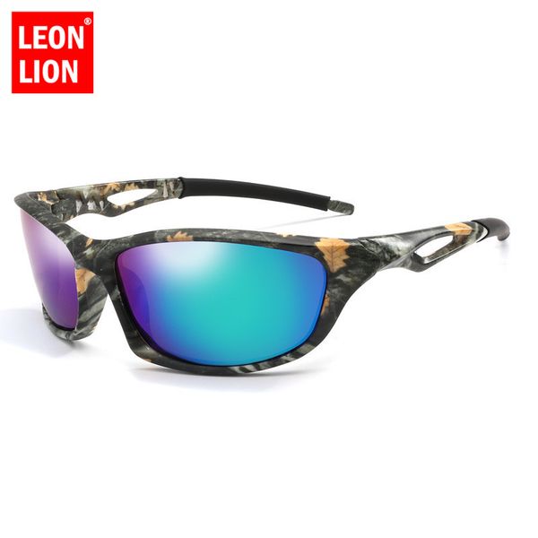 

leonlion 2018 polarized hd classic sunglasses brand designer vintage outdoor driving men uv400 masculino, White;black