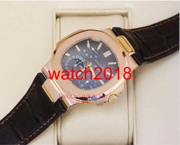 Relógio de luxo novo Nutilus automático 5712R-001 PERFEITO COMPLETO Relógio masculino Relógios masculinos de alta qualidade